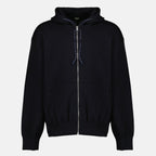 Image of Cashmere Zip Hoodie by Fendi for Men - Season Spring-Summer 2026 - Front View