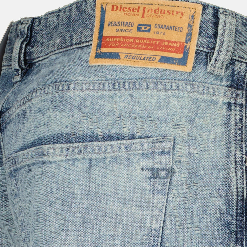 Diesel jeans, D-Macs 2024, denim trousers, men's jeans, light blue denim