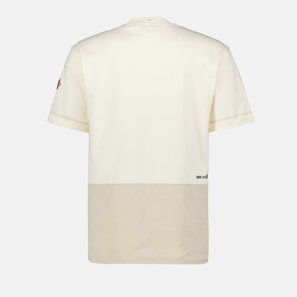 Image of Beige Pocket T-Shirt by Moncler Grenoble for Men - Season Spring-Summer 2025 - Detail View 2