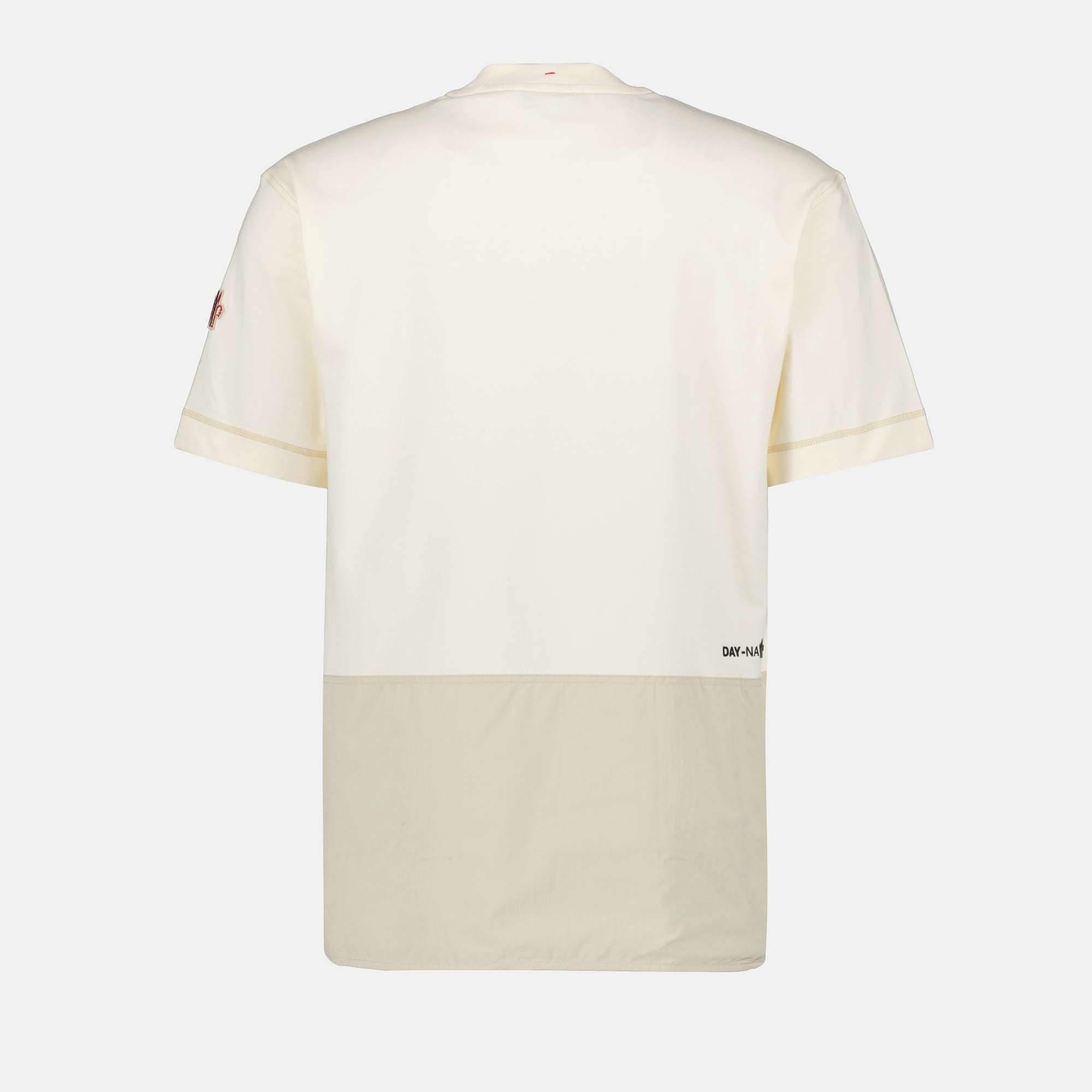 Image of Beige Pocket T-Shirt by Moncler Grenoble for Men - Season Spring-Summer 2025 - Detail View 2