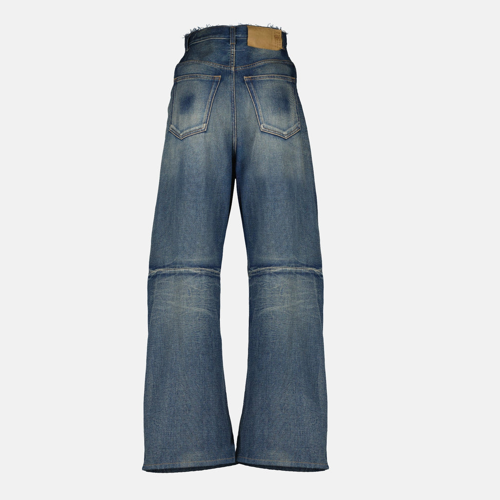 high waisted wide leg jeans mm6 women 15618306212220