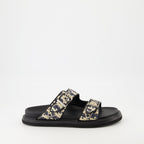 Imagen de las sandalias Aqua de Dior para hombres - Temporada Otoño-Invierno 2025 - Vista lateral derecha
