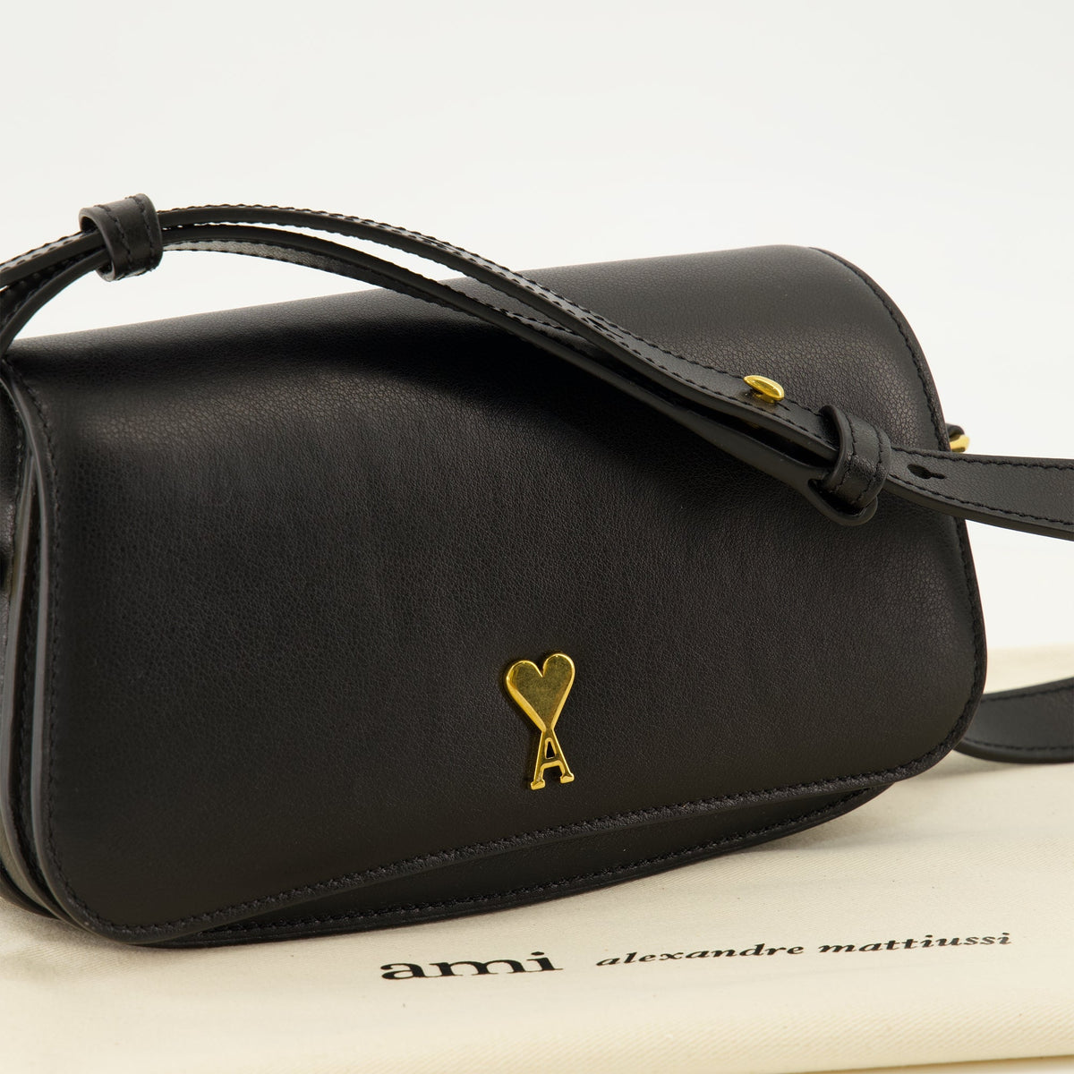 Borsa a spalla Paris Paris in pelle nera
