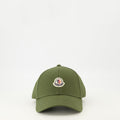 Bild der kaki Logo-Cap von Moncler für Männer - Saison Frühling-Sommer 2026 - Vorderansicht