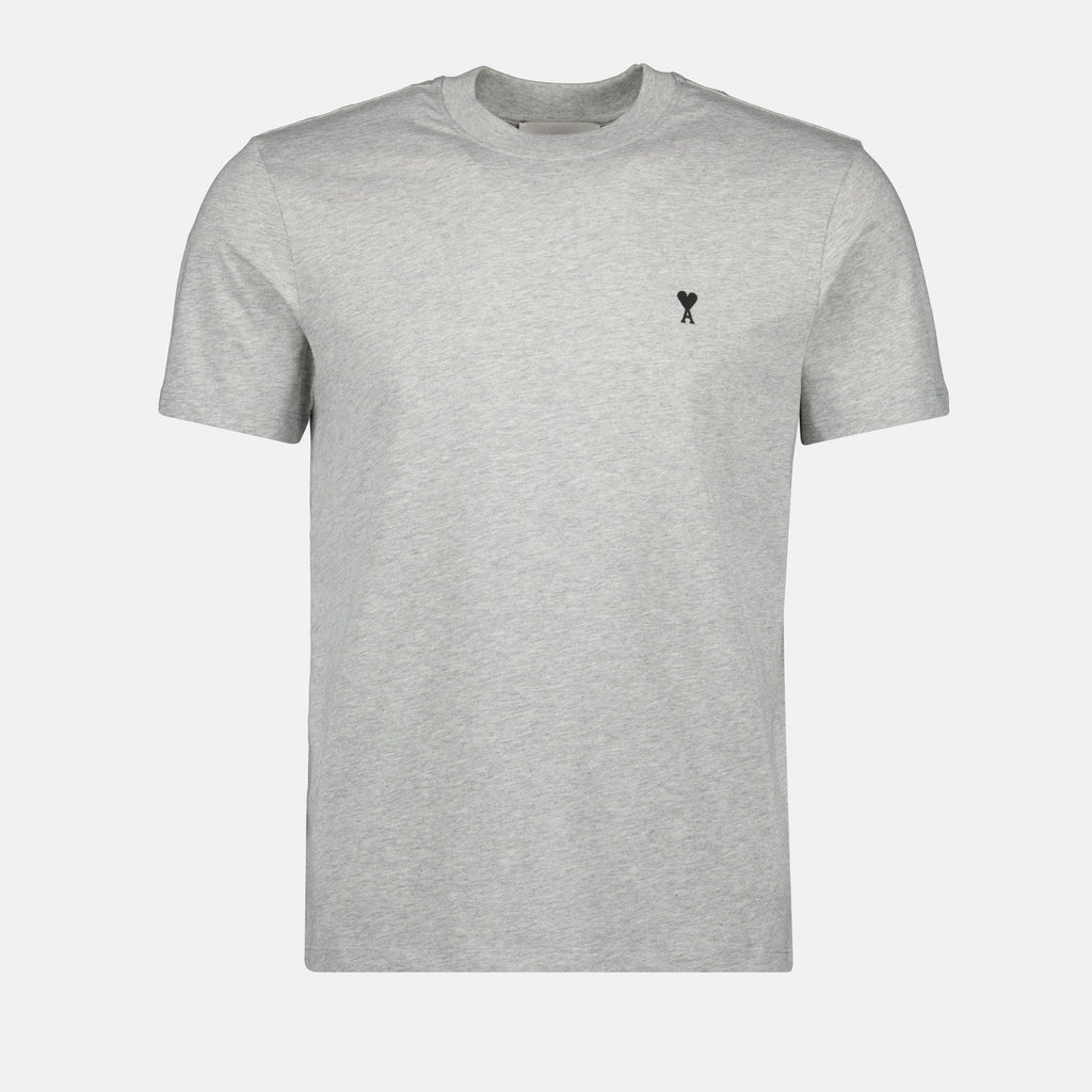 Image du T-shirt Ami de cœur par Ami PARIS pour hommes - Saison Automne-Hiver 2025 - Vue de face
