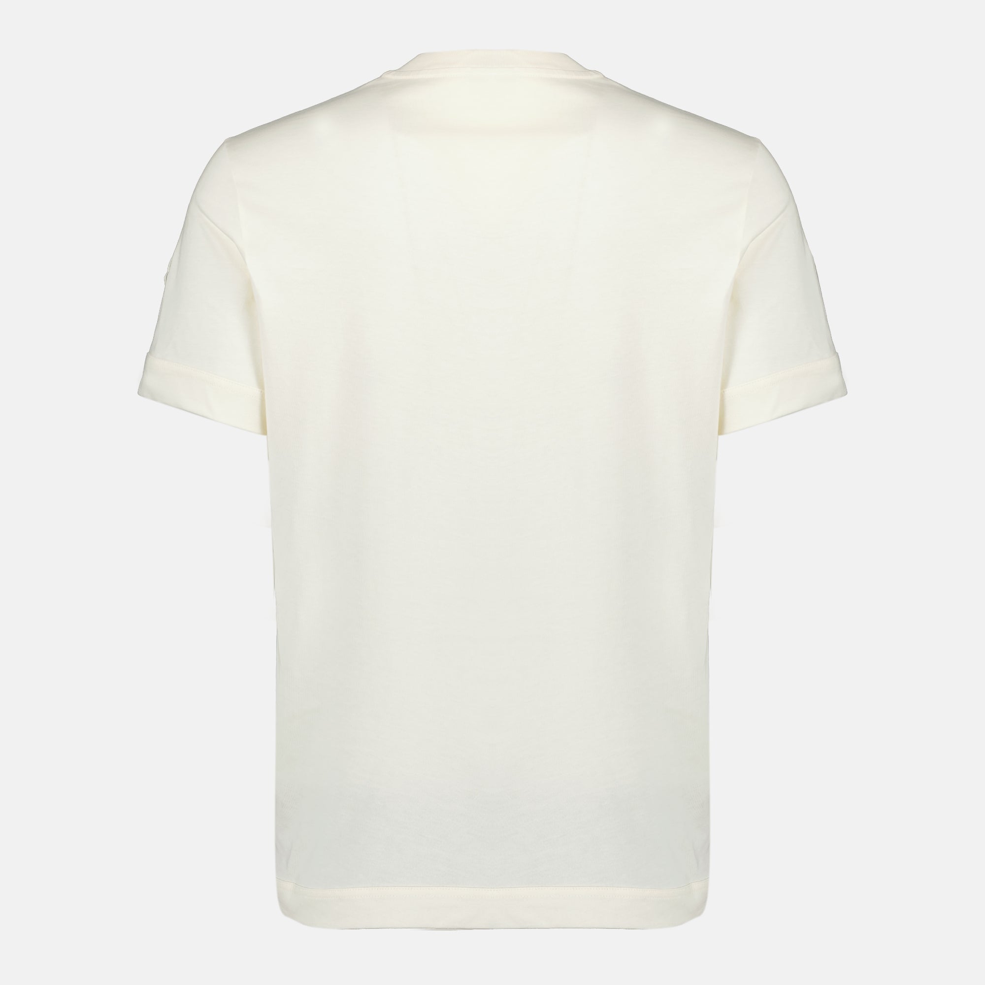 Image of Printed Cashmere Pocket T-Shirt by Moncler for Men - Season Spring-Summer 2026 - Back View