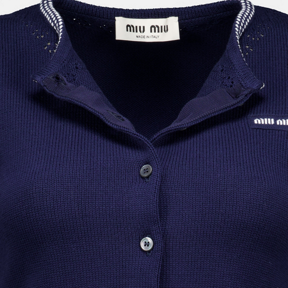 Kurzer Cardigan aus Baumwolle