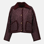 Burberry jacket, Floriston jacket, bordeaux outerwear, luxury fashion, premium nylon jacket