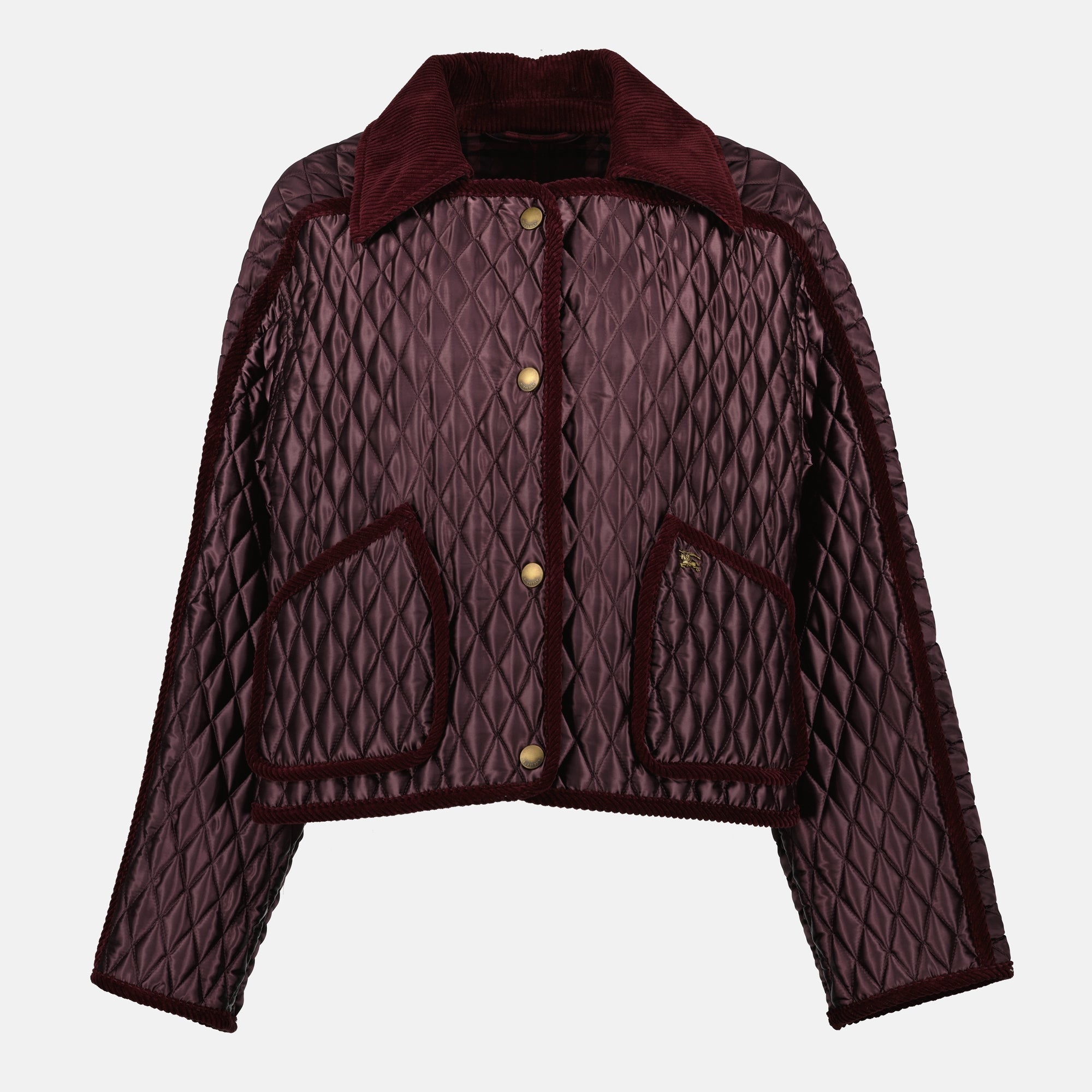 Burberry jacket, Floriston jacket, bordeaux outerwear, luxury fashion, premium nylon jacket