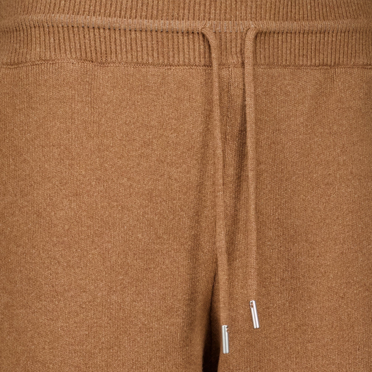 Pantalon de Jogging en Laine Marron
