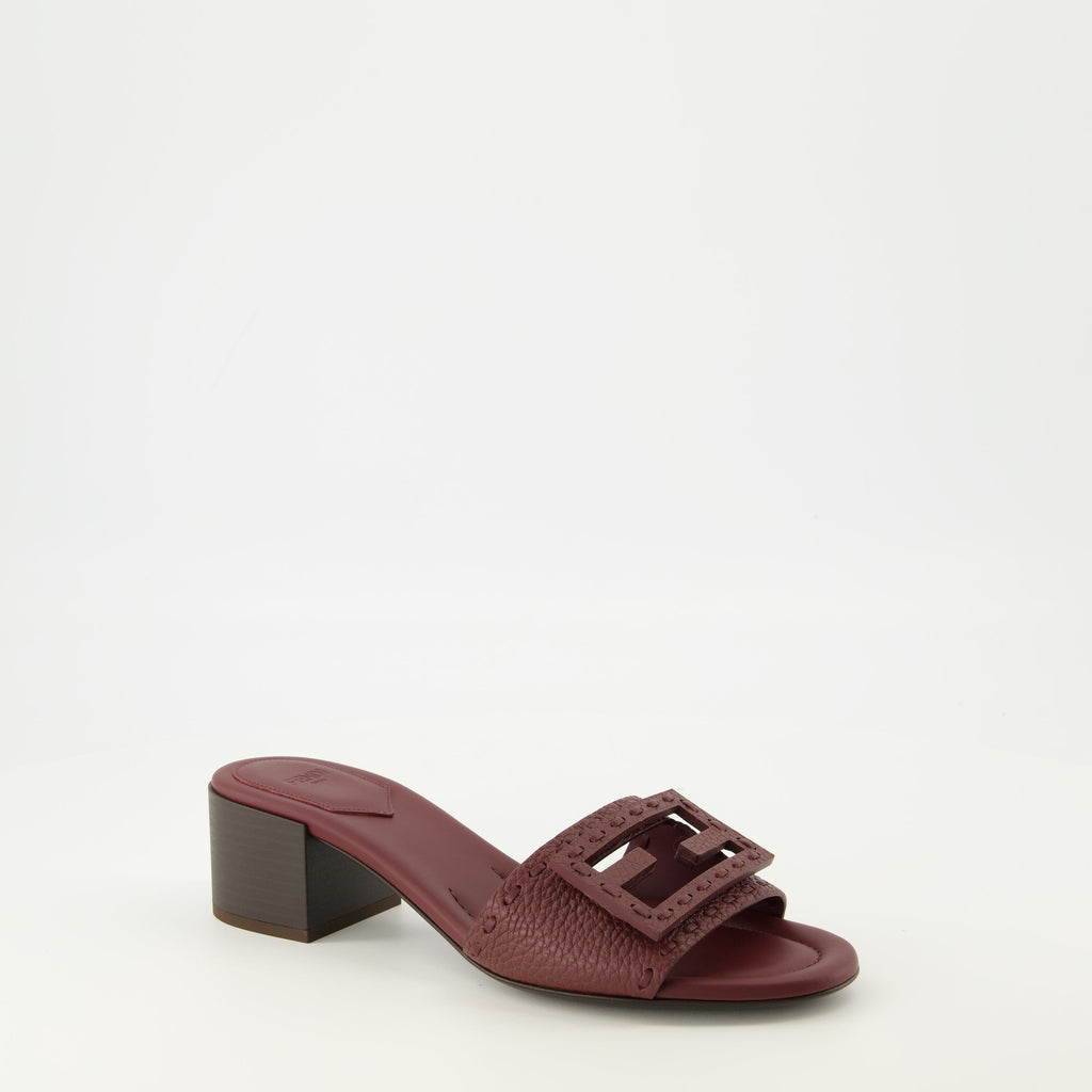 Bordeaux Baguette Heeled Sandals