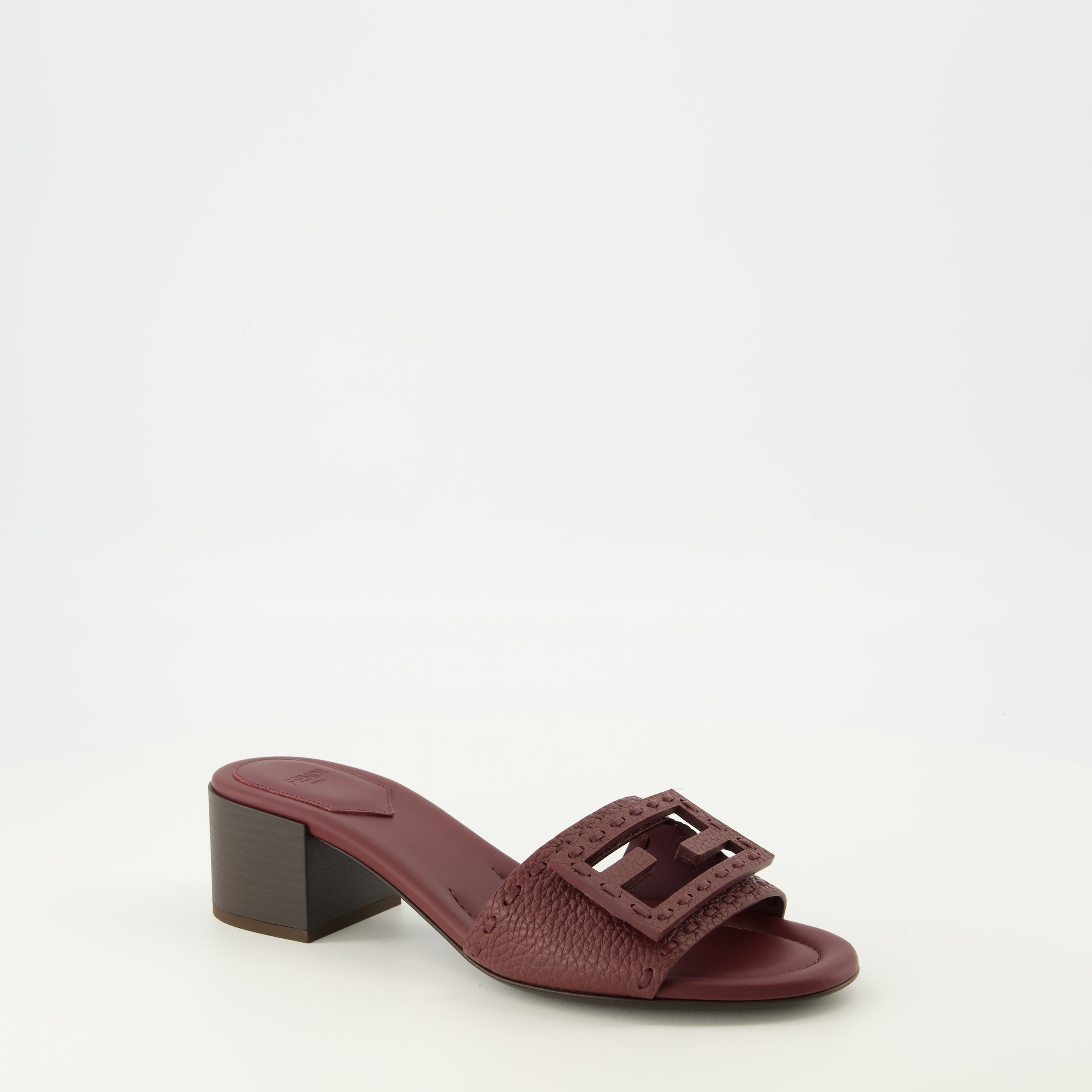Bordeaux Baguette Heeled Sandals
