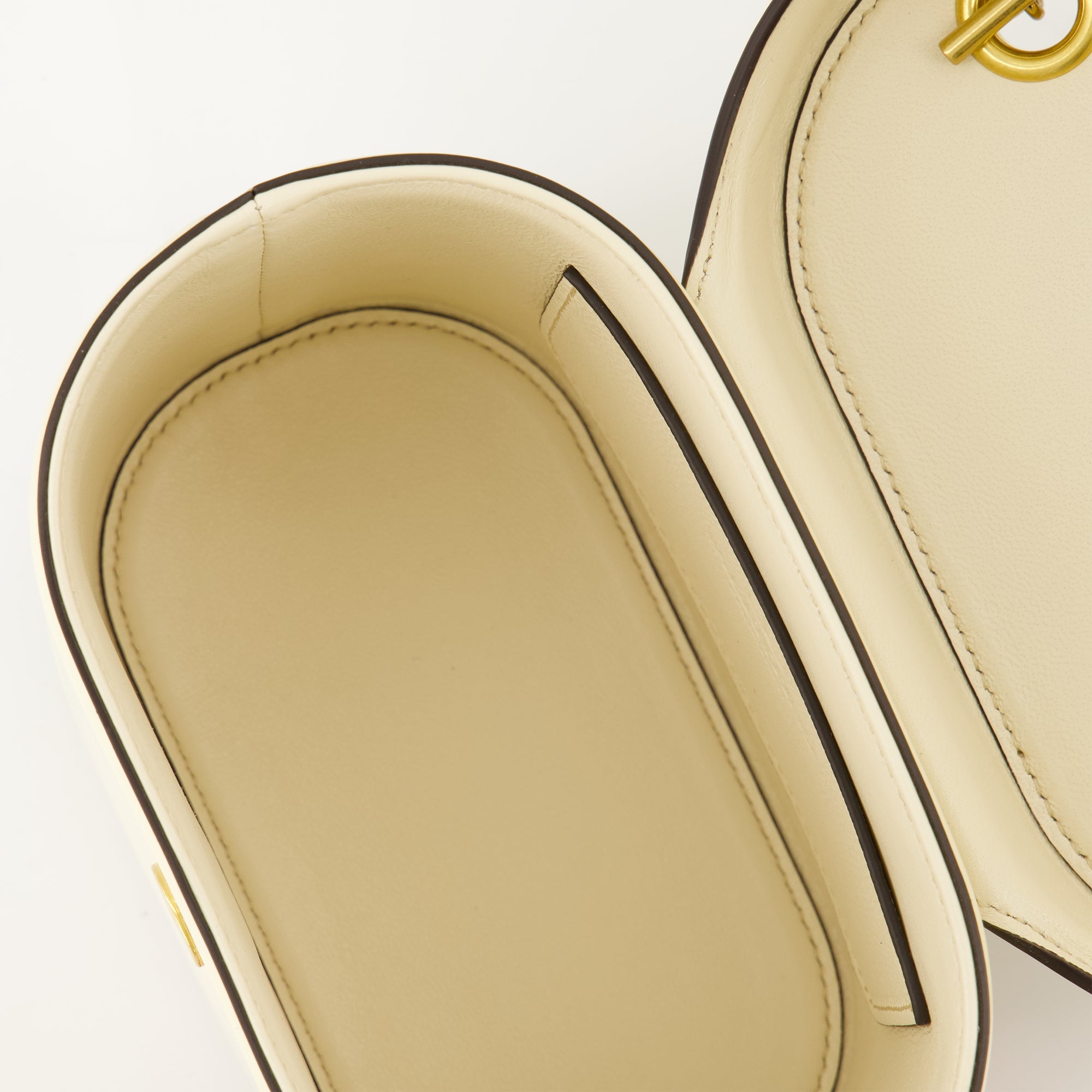 Valentino Garavani, Vanity-Case Bag, calf leather bag, Antique Brass VLogo, luxury handbag