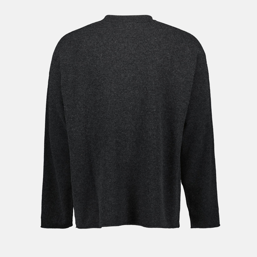 K-Floyd, wool sweater, grey sweater, round collar, Diesel collection