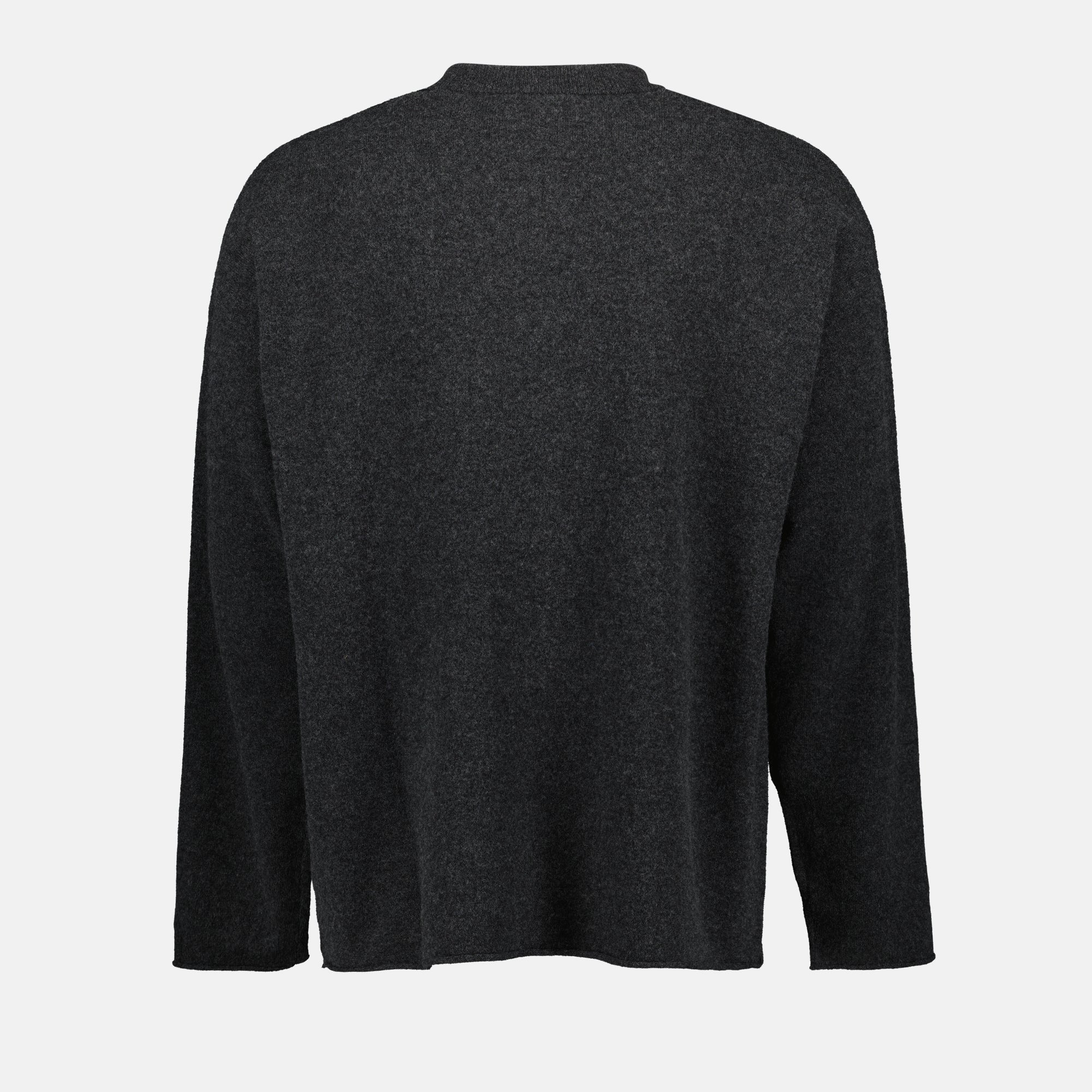 K-Floyd, wool sweater, grey sweater, round collar, Diesel collection