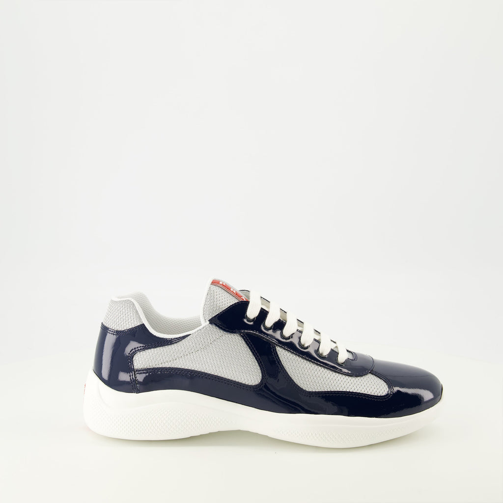 Prada sneakers, calf leather shoes, casual footwear, stylish sneakers, men's fashion