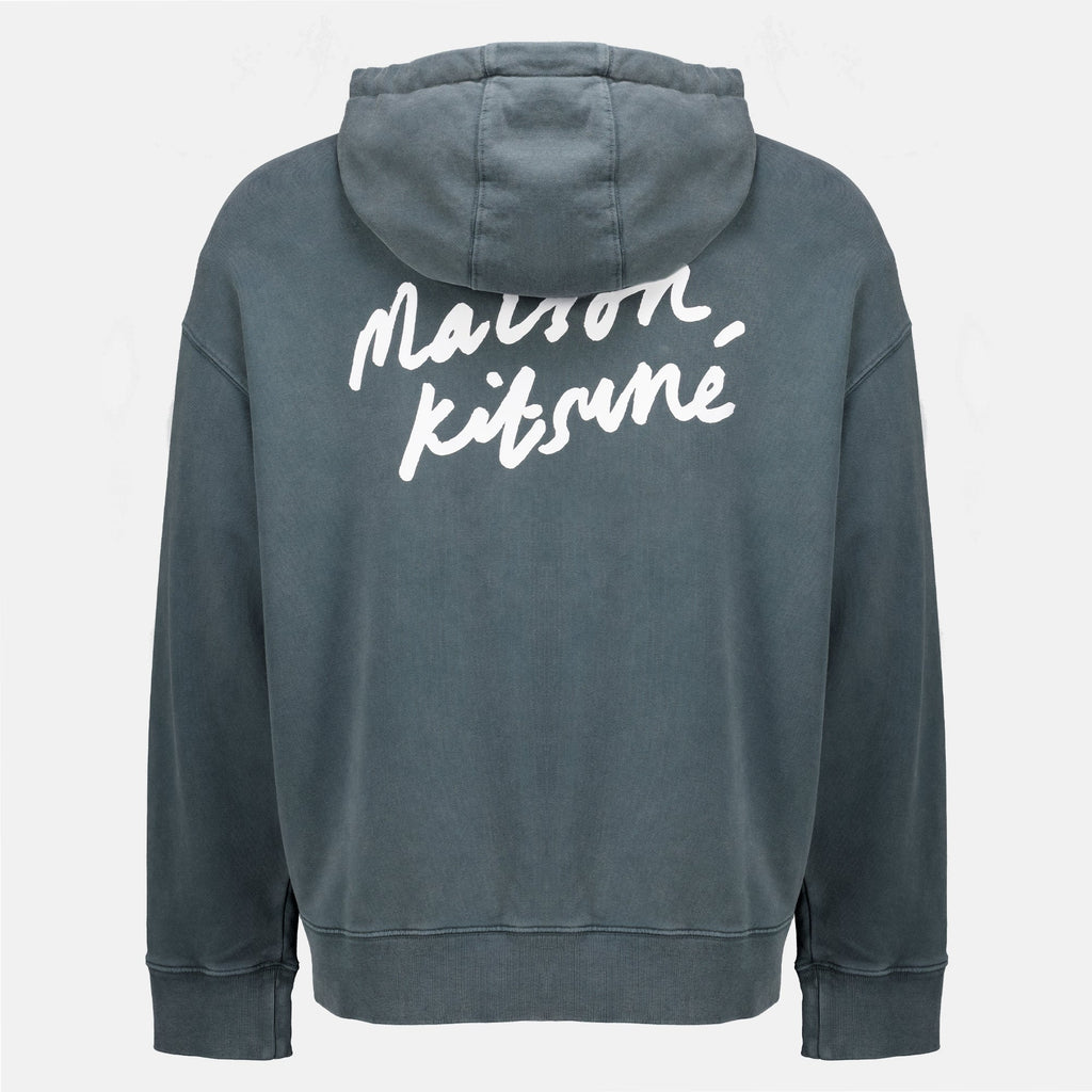 Gray Hooded Sweatshirt Maison Kitsuné