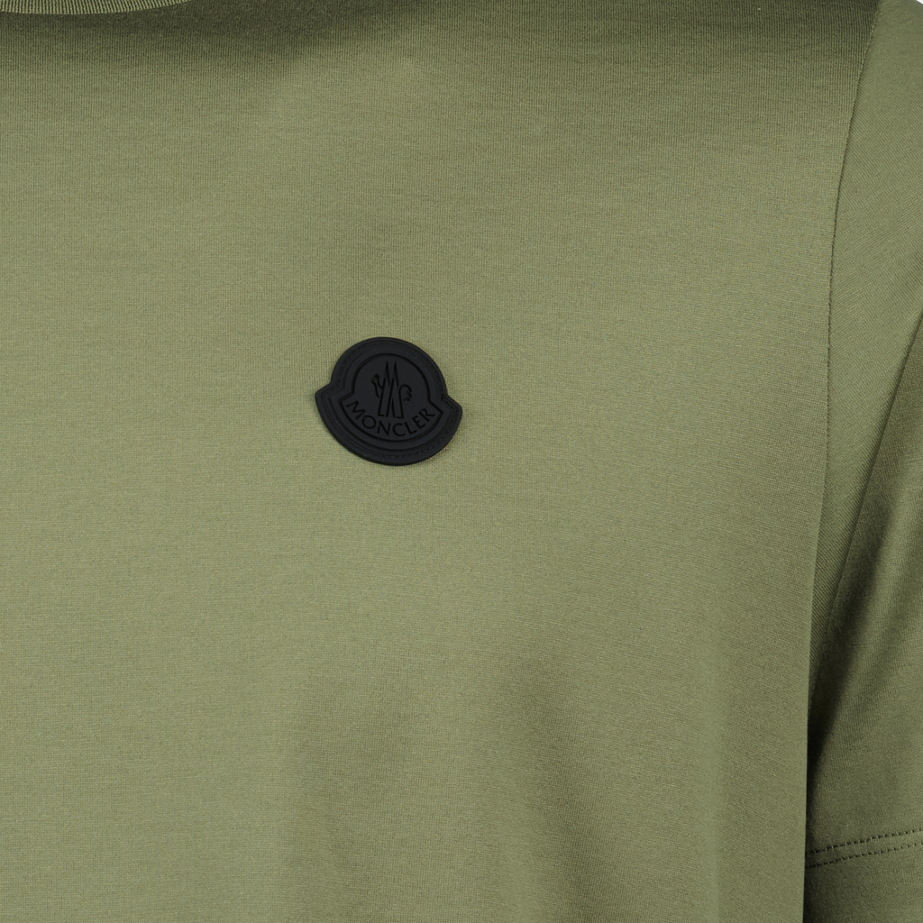 Image of Vertical Logo T-shirt by Moncler for Men - Season Spring-Summer 2025 - Detail View 7