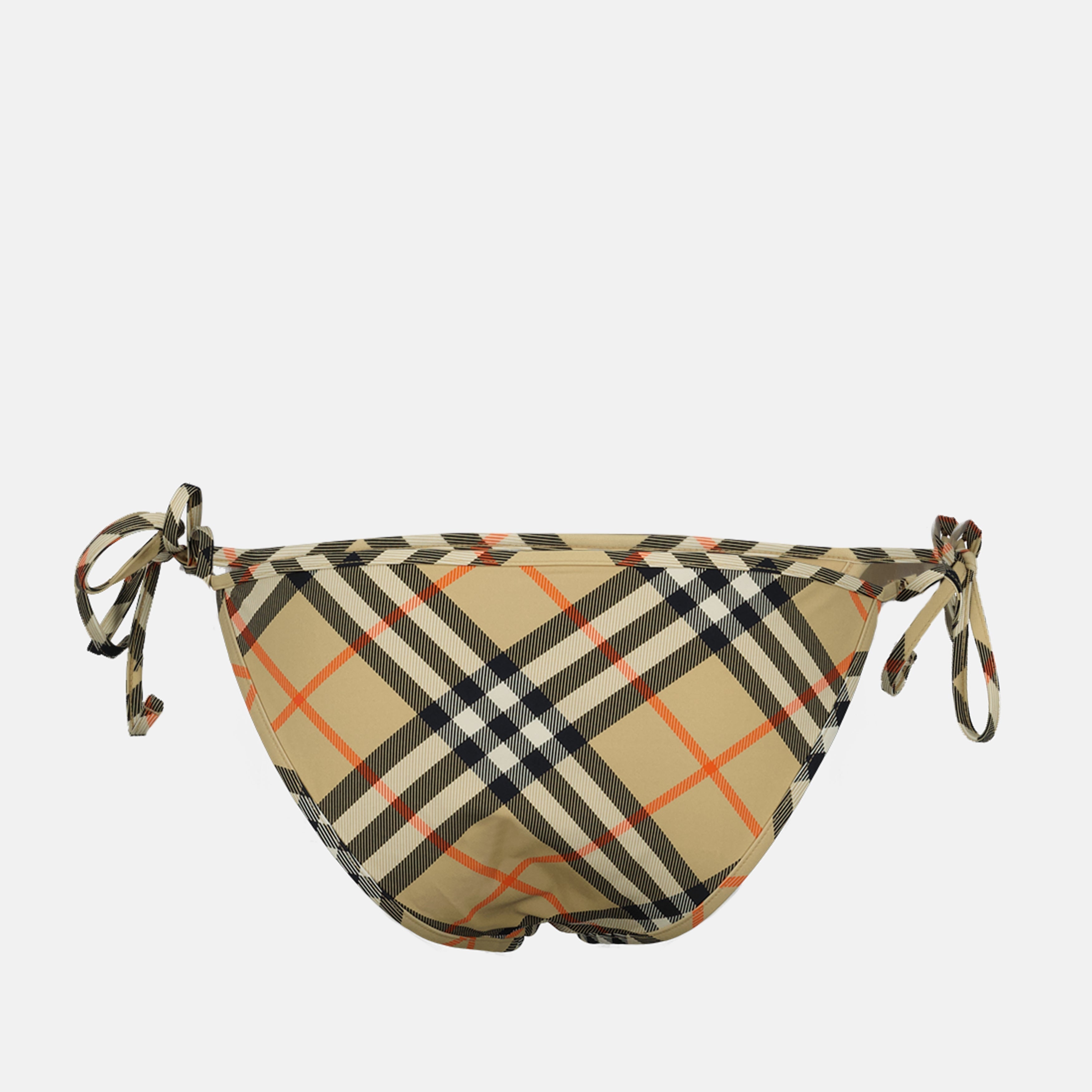 bikini bottoms, Burberry swimwear, checked swimwear, vintage plaid, women's swimwear