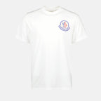 Camiseta Blanca con Logo de Moncler