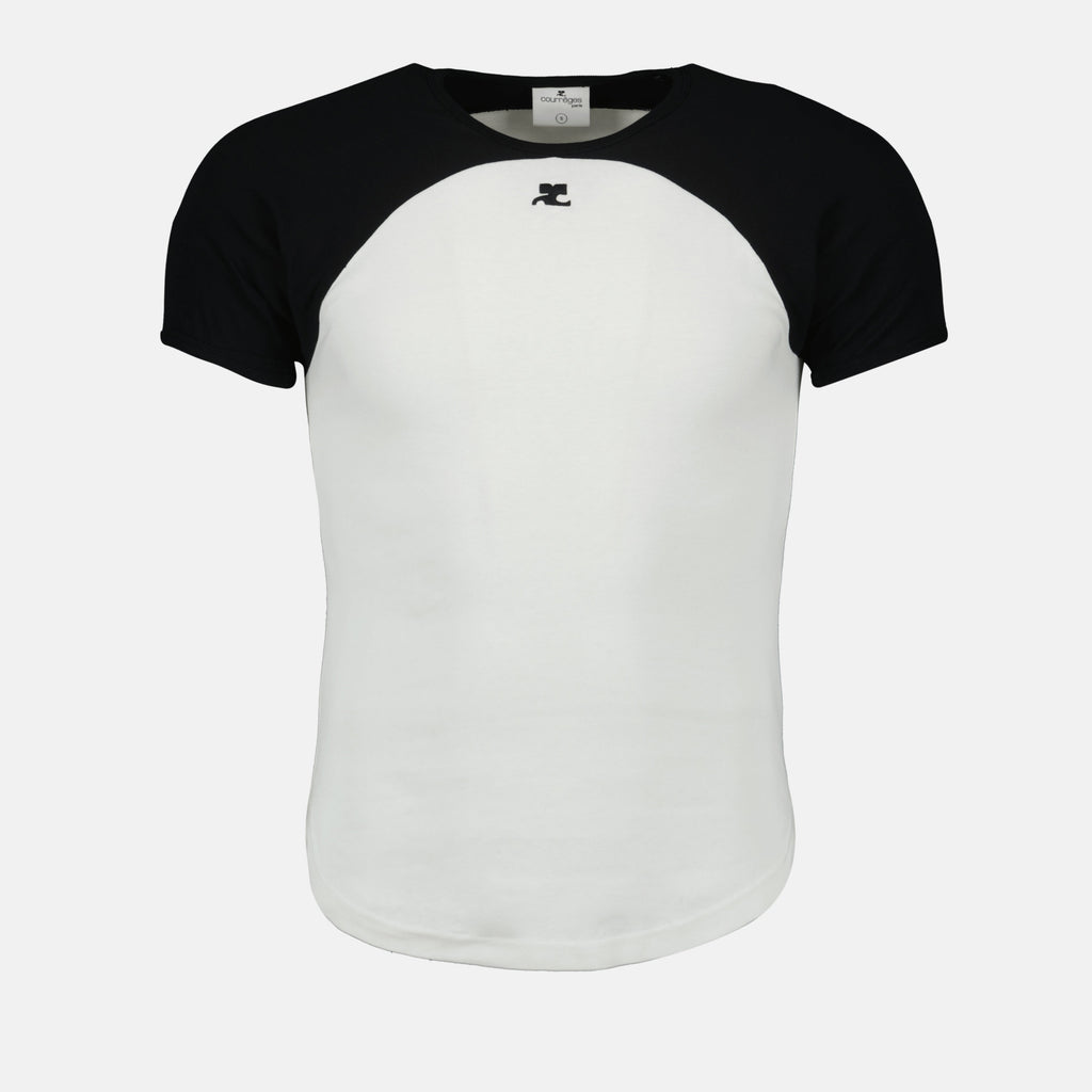 contrast t shirt courreges men 15468735758716