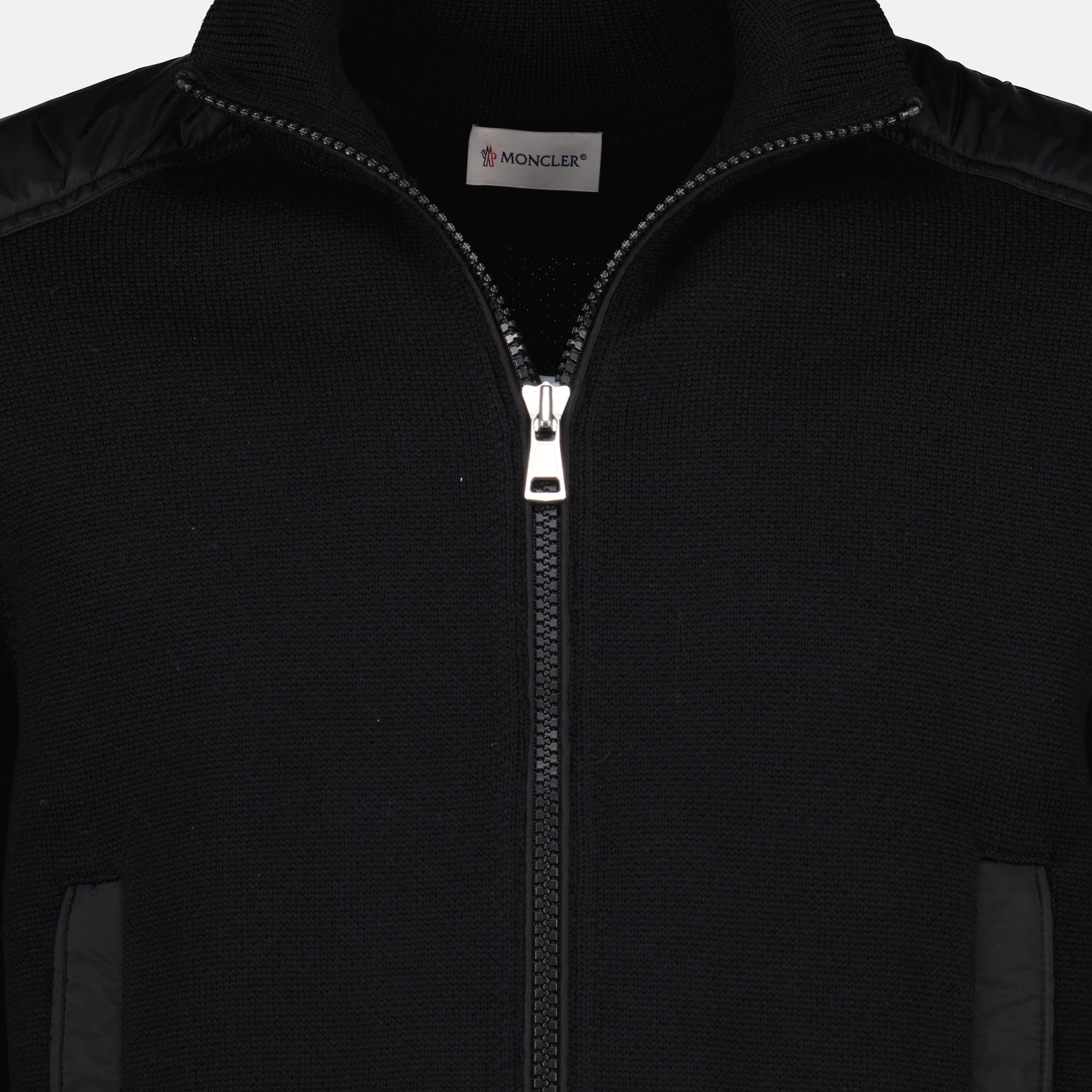 Black Wool Cardigan
