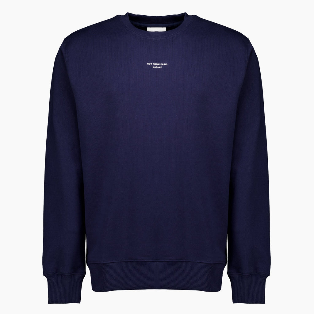 Sweatshirt com slogan azul-marinho