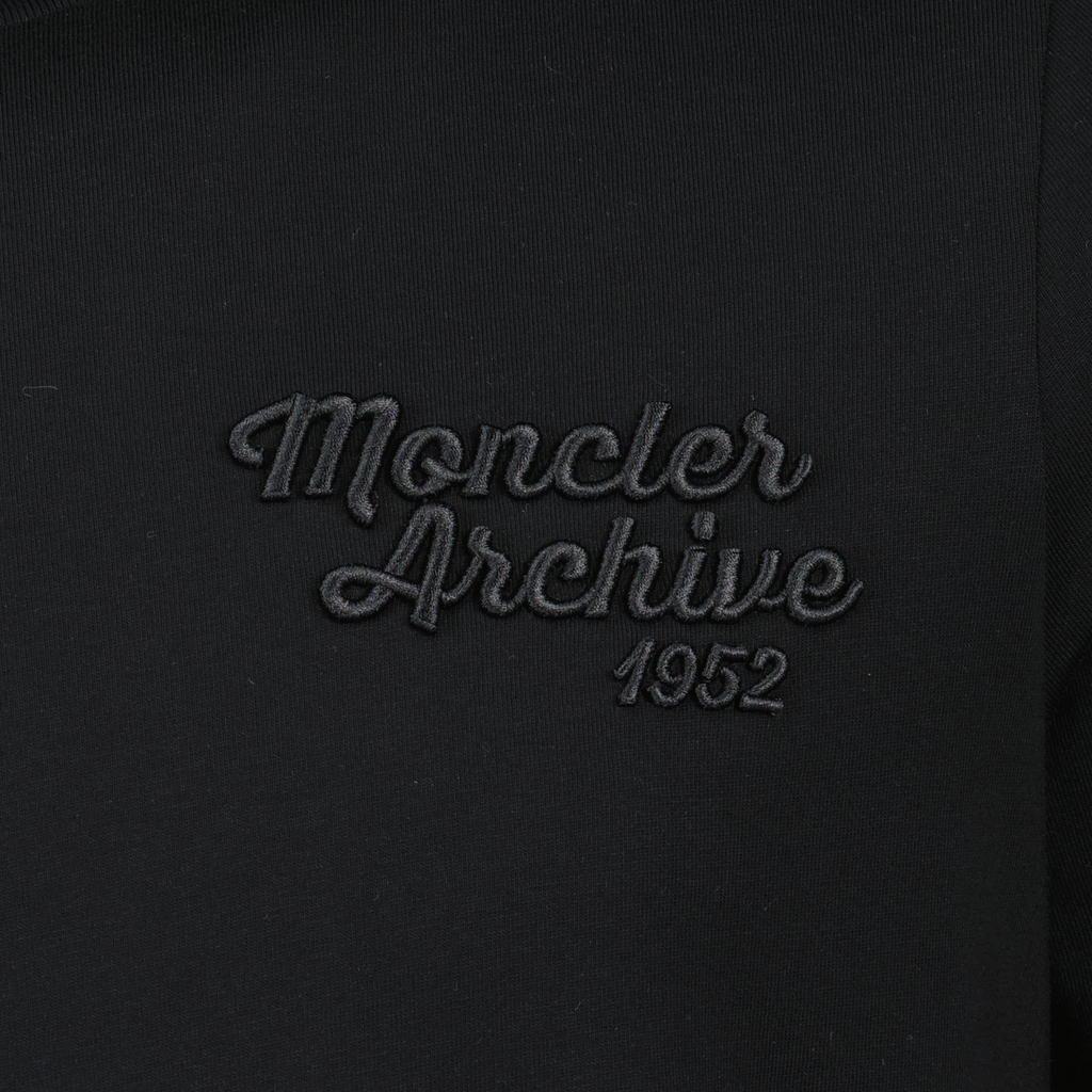 Black Embroidered Logo T-Shirt