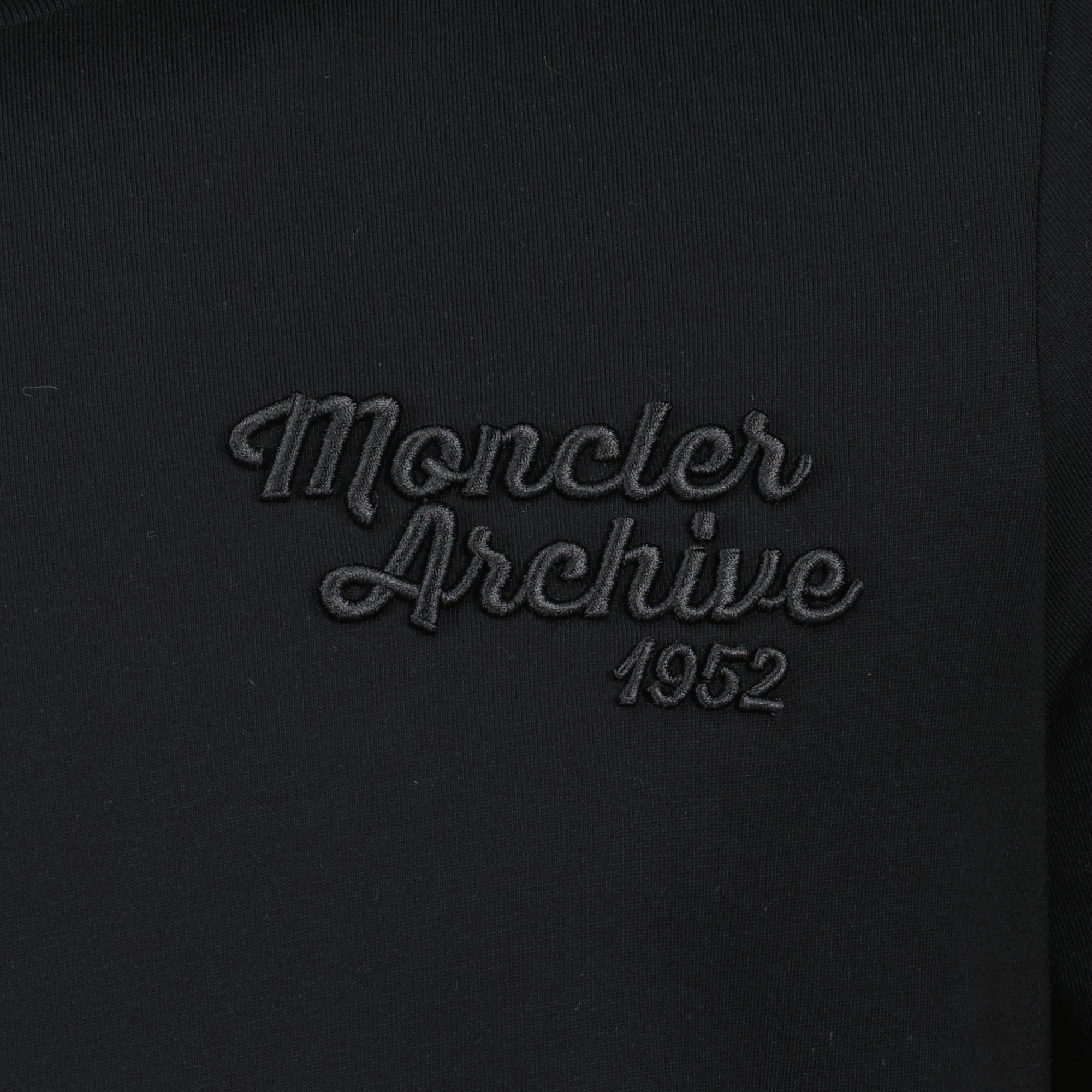 Black Embroidered Logo T-Shirt