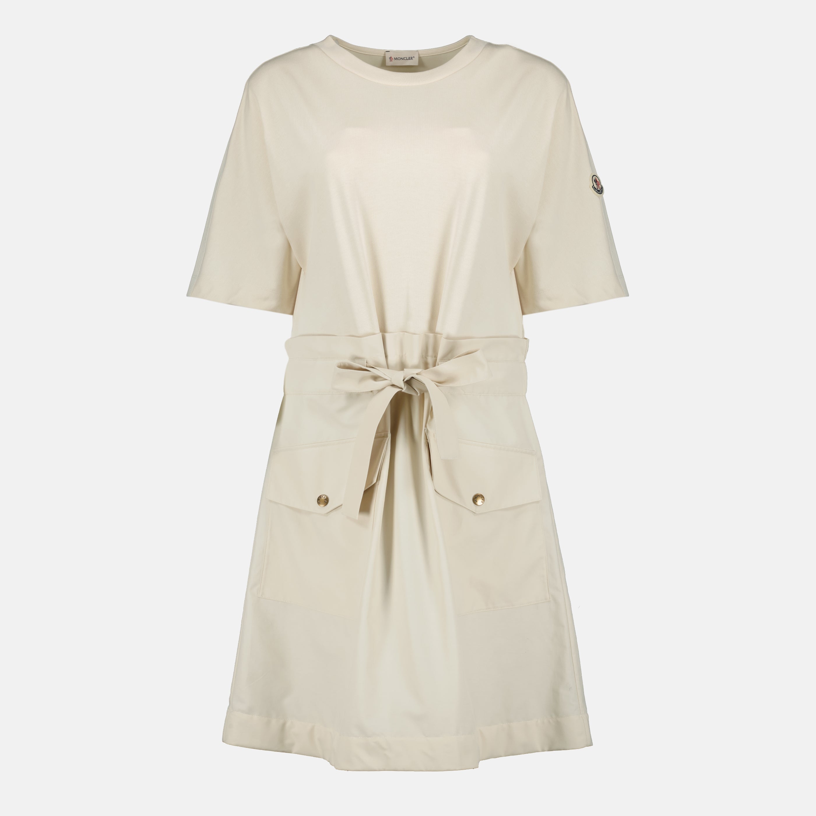 Mini Belted Cotton Dress