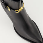 Image of Smooth Leather Medusa '95 Boots by Versace for Women - Season Autumn-Winter 2024 - Top Detail View