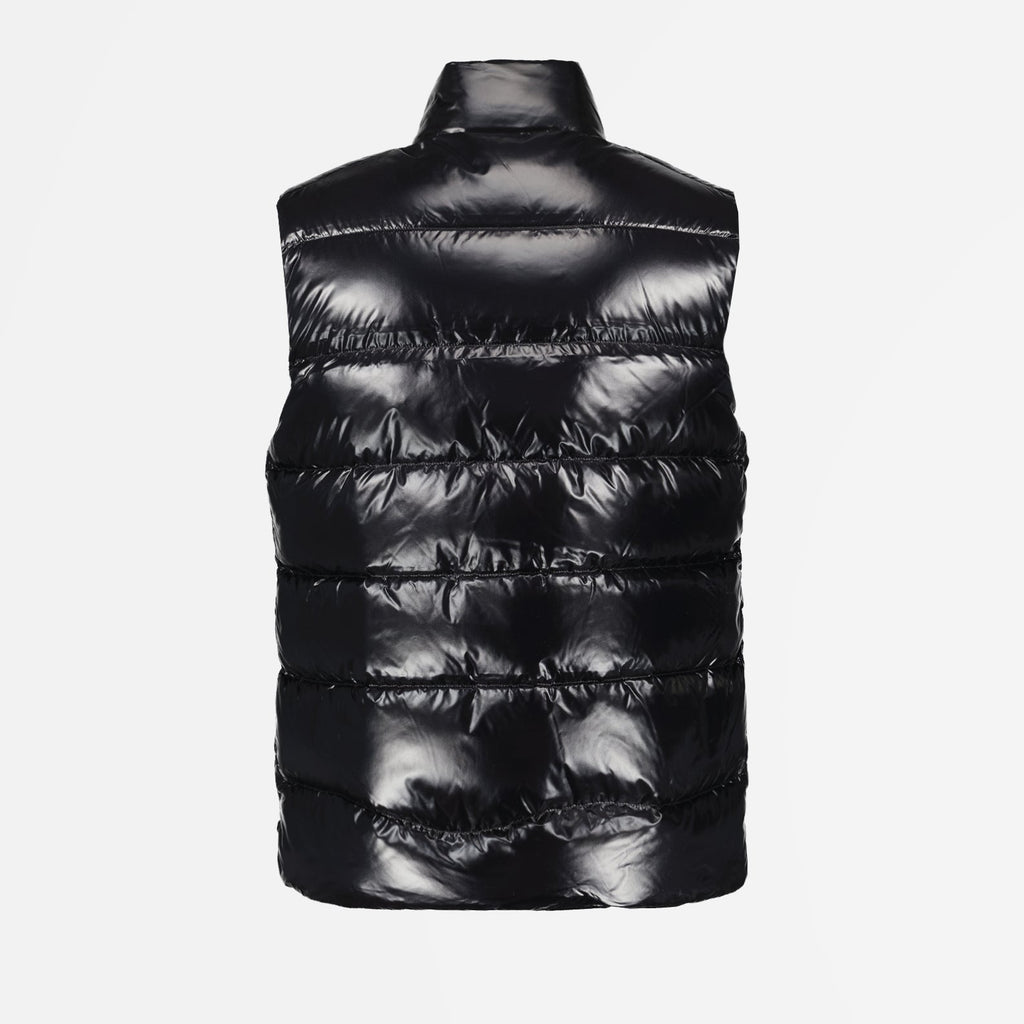 Tibb sleeveless jacket, Moncler, black nylon jacket, luxury outerwear, Autumn-Winter 2024