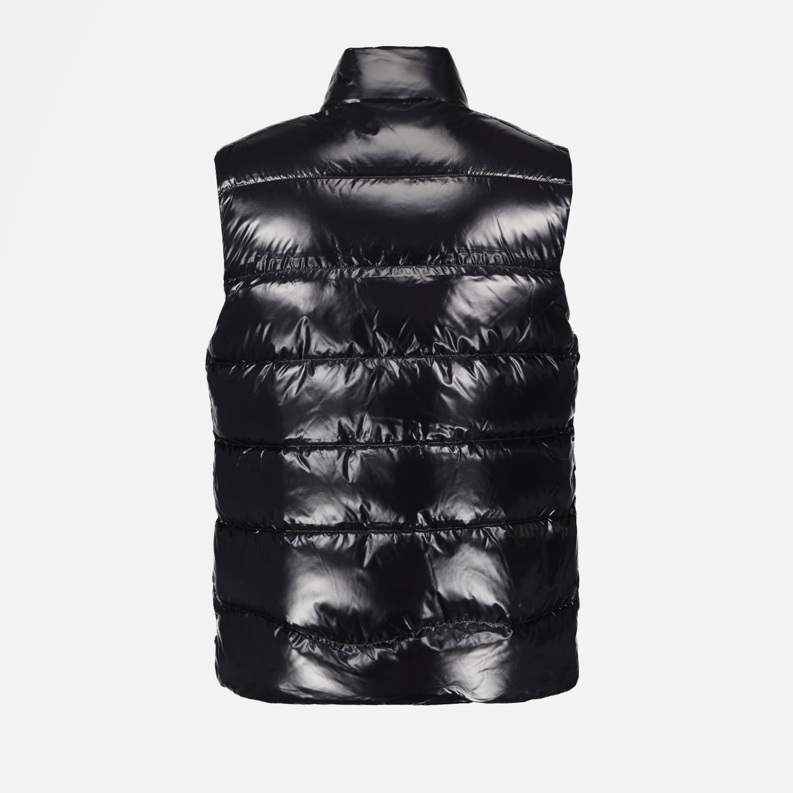 Tibb sleeveless jacket, Moncler, black nylon jacket, luxury outerwear, Autumn-Winter 2024