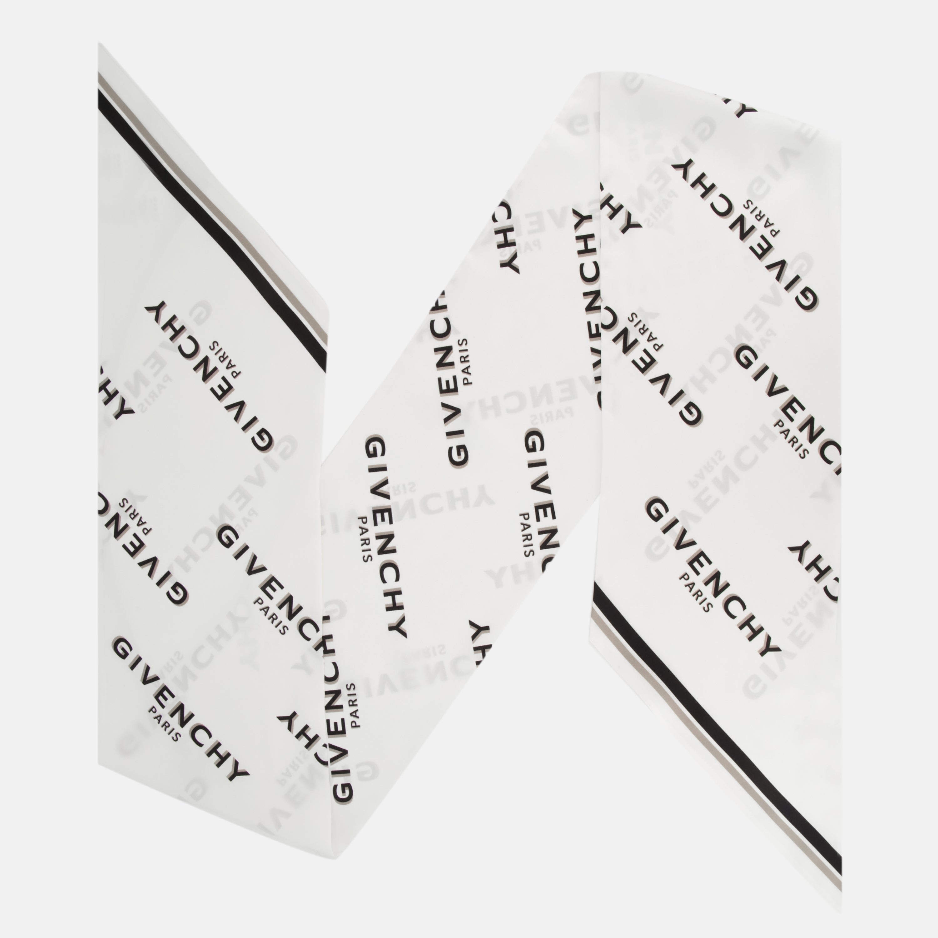 Maxi Bandeau de Seda Shadow Blanco