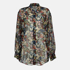 Image de la chemise Goya par Khaite pour femmes - Saison printemps-été 2026 - Vue de face