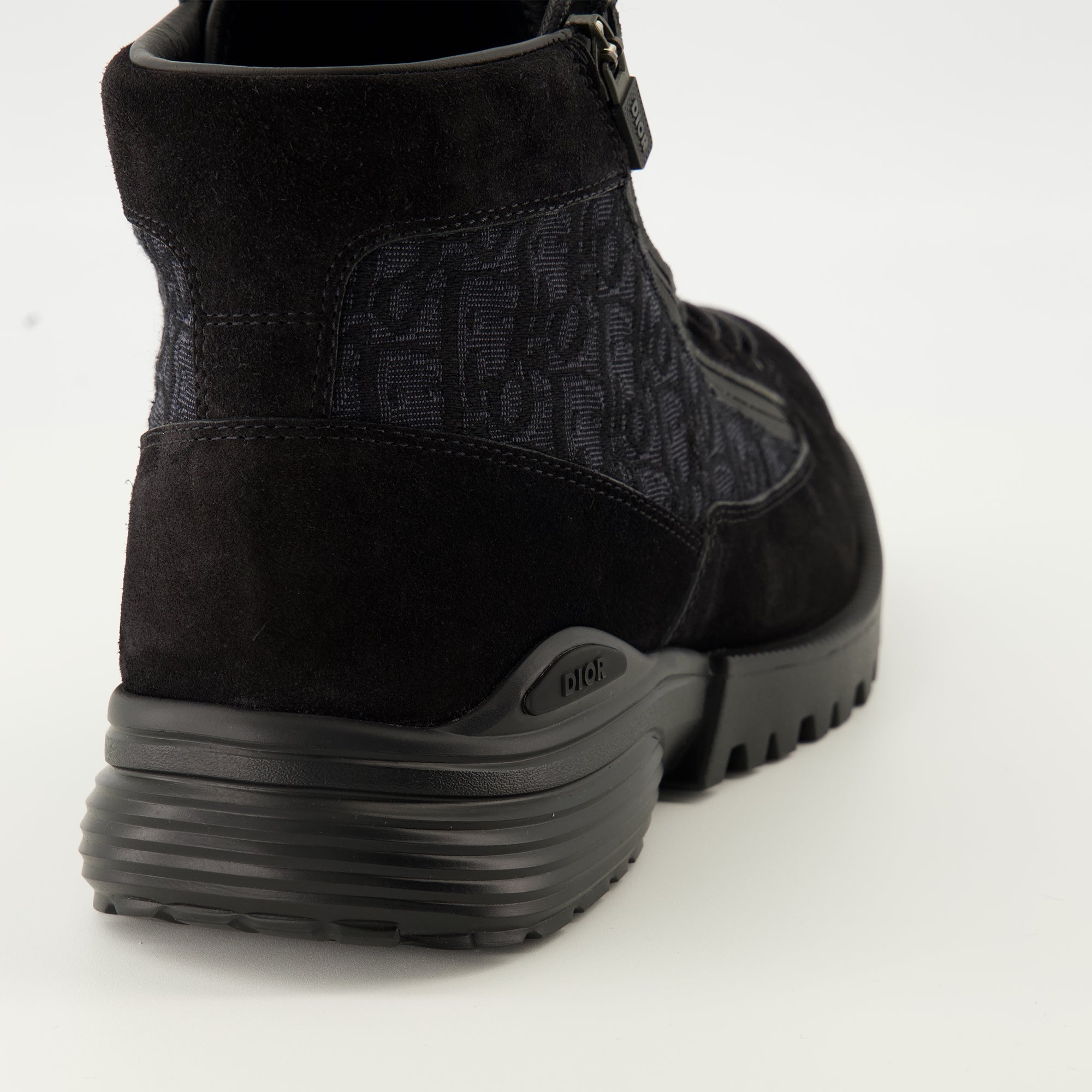 oblique black ankle boots dior men 15636663402876