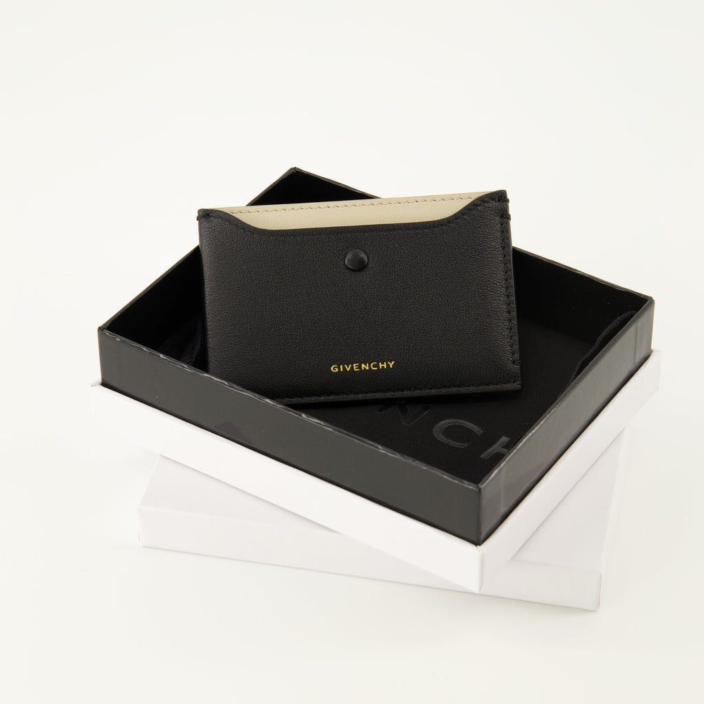 Givenchy cardholder, leather accessories, Day line, refined design, shiny leather