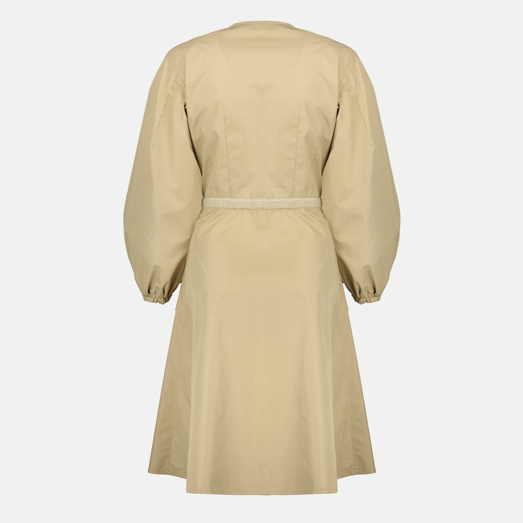 Robe en Popeline Beige