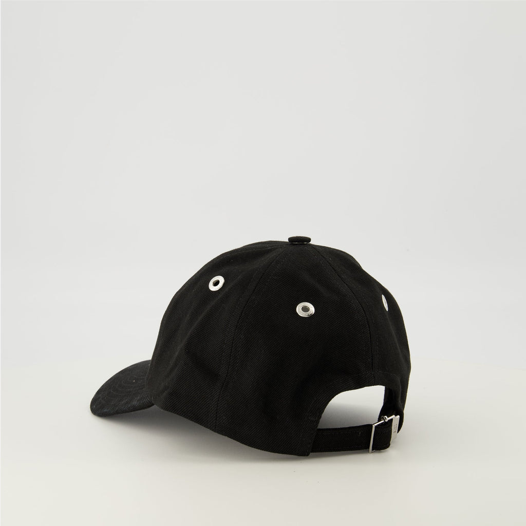 Gorra negra con logo Ami Paris