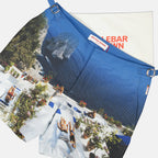 불독 사진 촬영 테라스 수영 팬츠