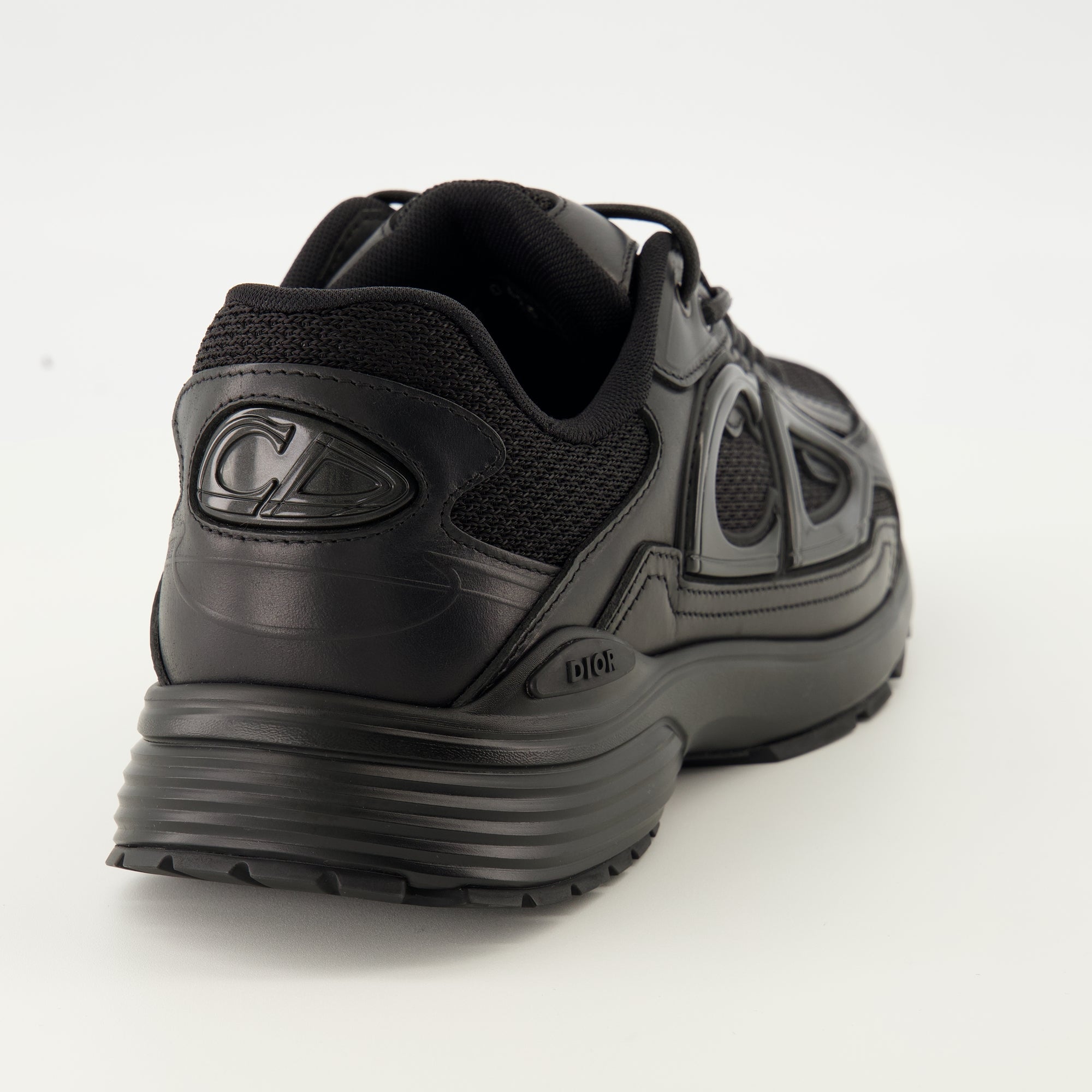 Immagine delle Sneakers Nere B30 di Dior per Uomo - Stagione Autunno-Inverno 2025 - Vista Posteriore