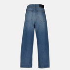 Image of High-Waisted Denim Jeans by Mm6 for Women - Season Autumn-Winter 2025 - Detail View 2