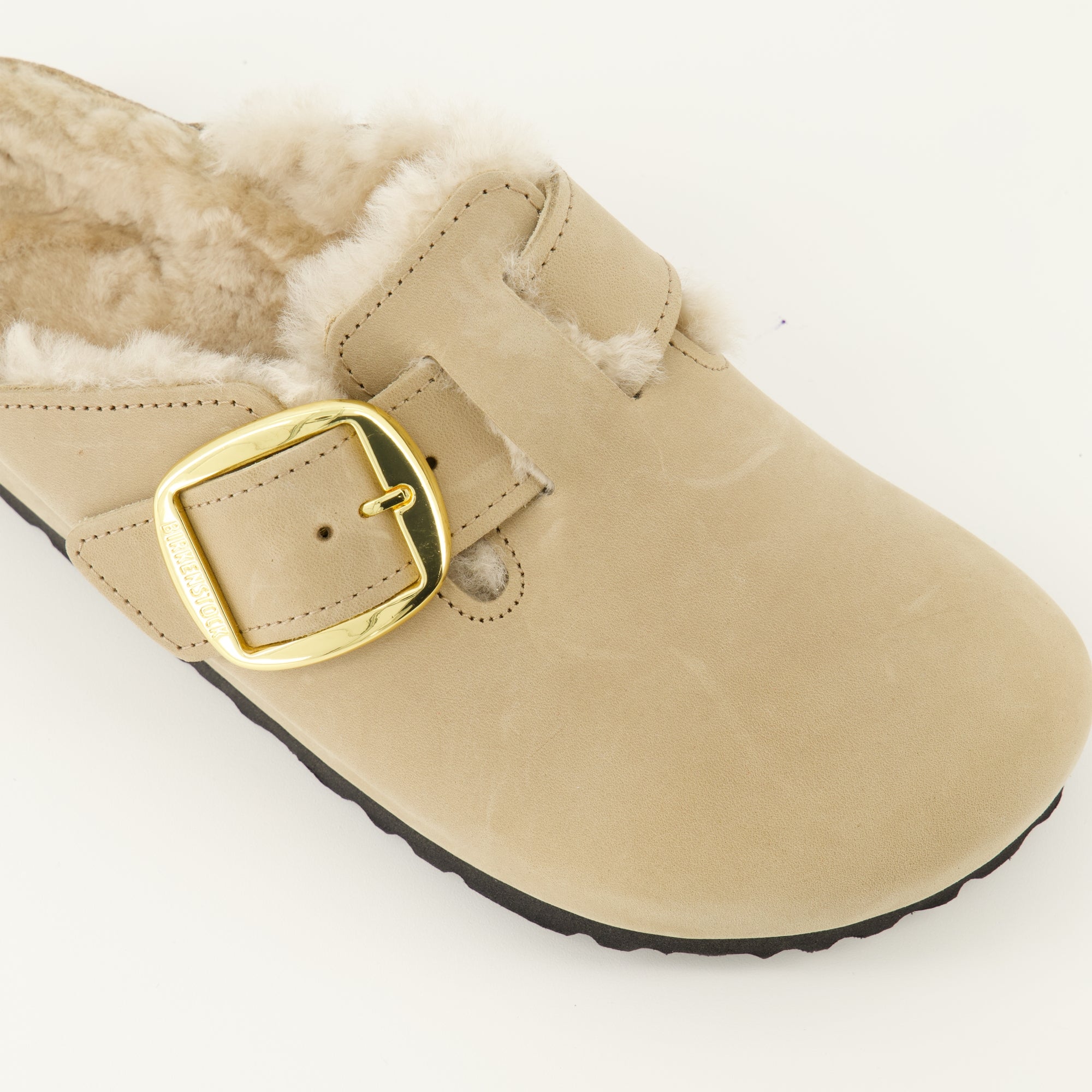 Birkenstock mules, comfortable footwear, oiled leather mules, adjustable buckle shoes, beige mules
