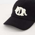 Dior cap, black cap, adjustable cap, embroidered cap, Dior accessories