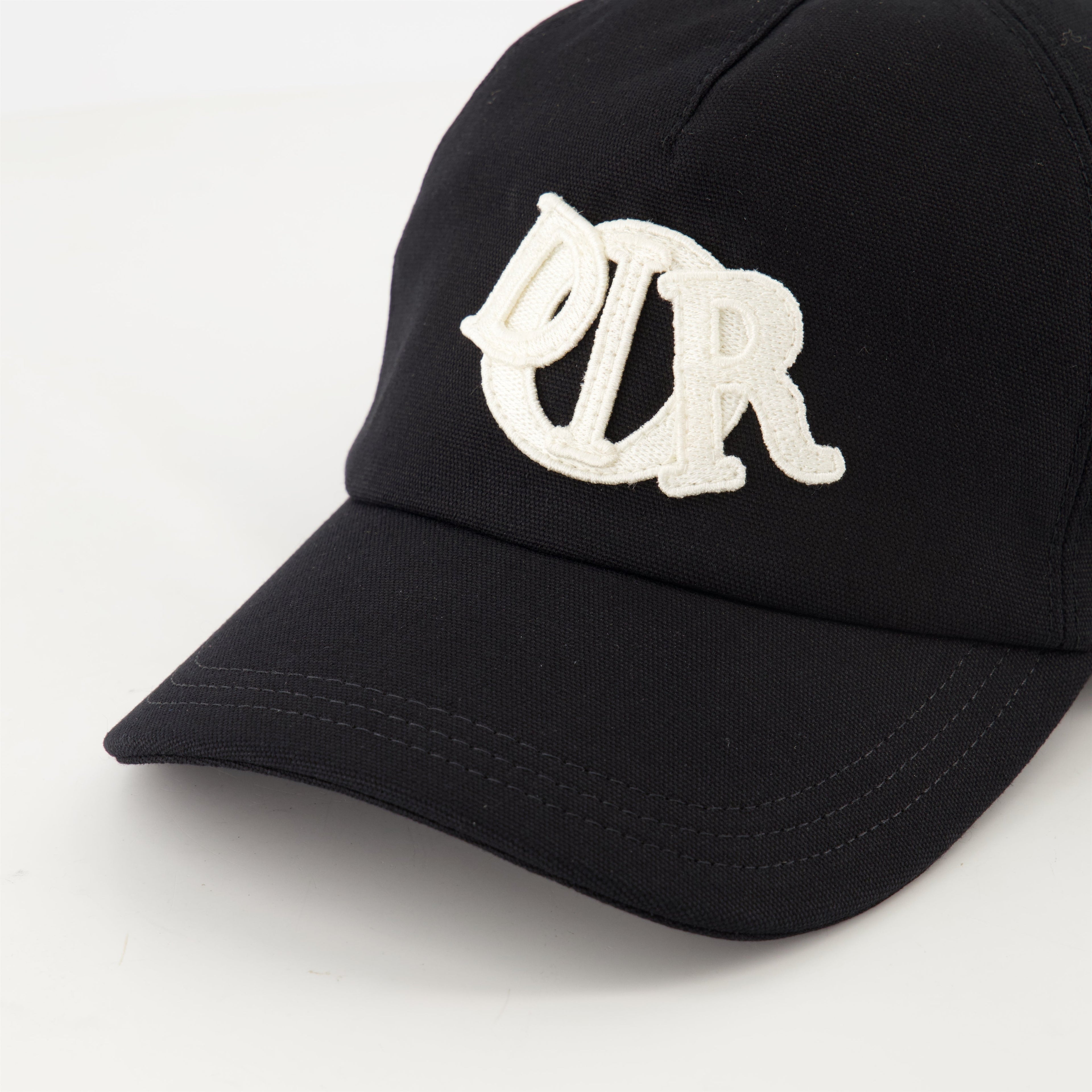 Dior cap, black cap, adjustable cap, embroidered cap, Dior accessories