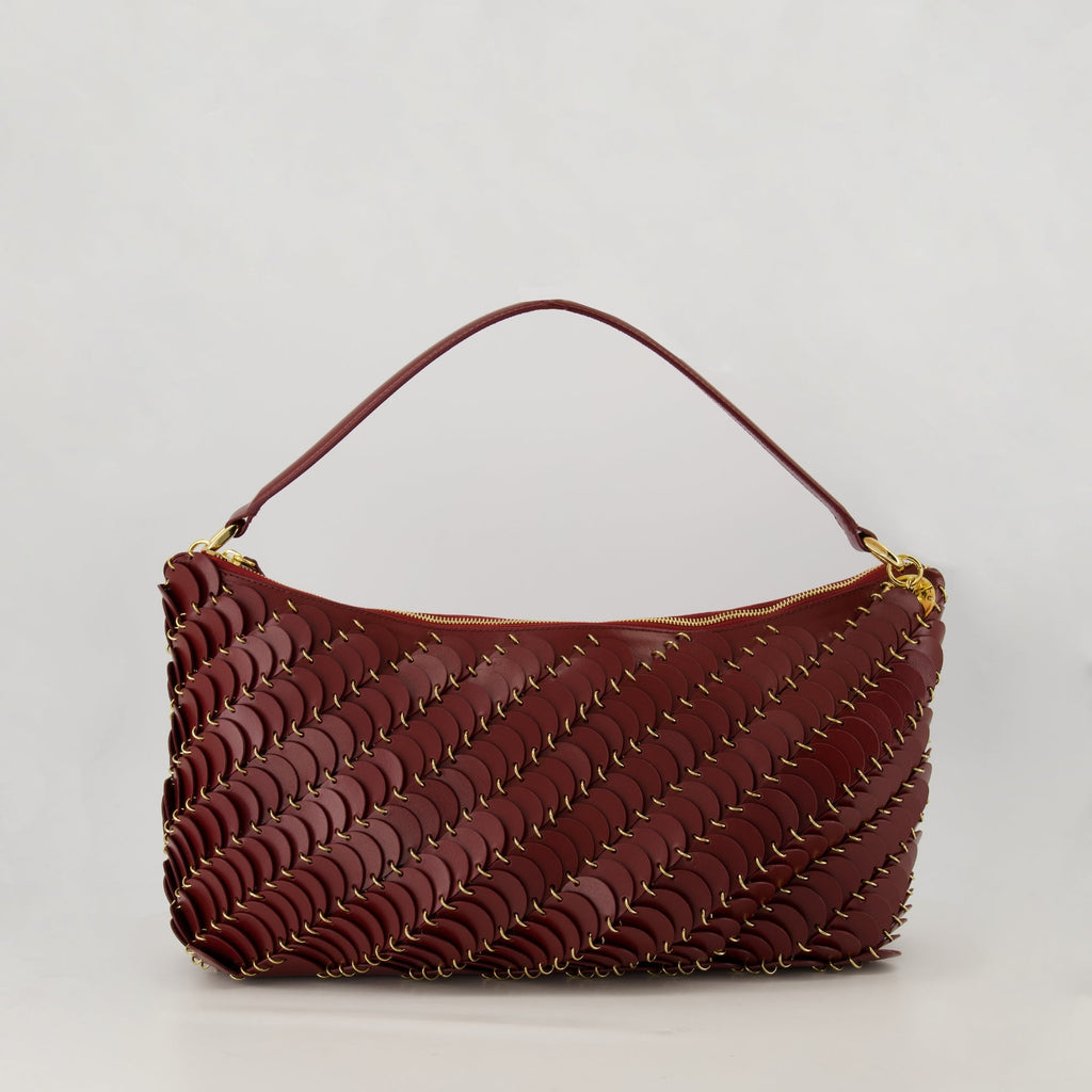 Image of Paco Bordeaux Bag by Rabanne for Women - Season Spring-Summer 2025 - Front View