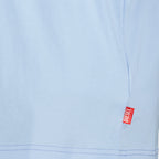 T-Norm ブルー コットン Tシャツ