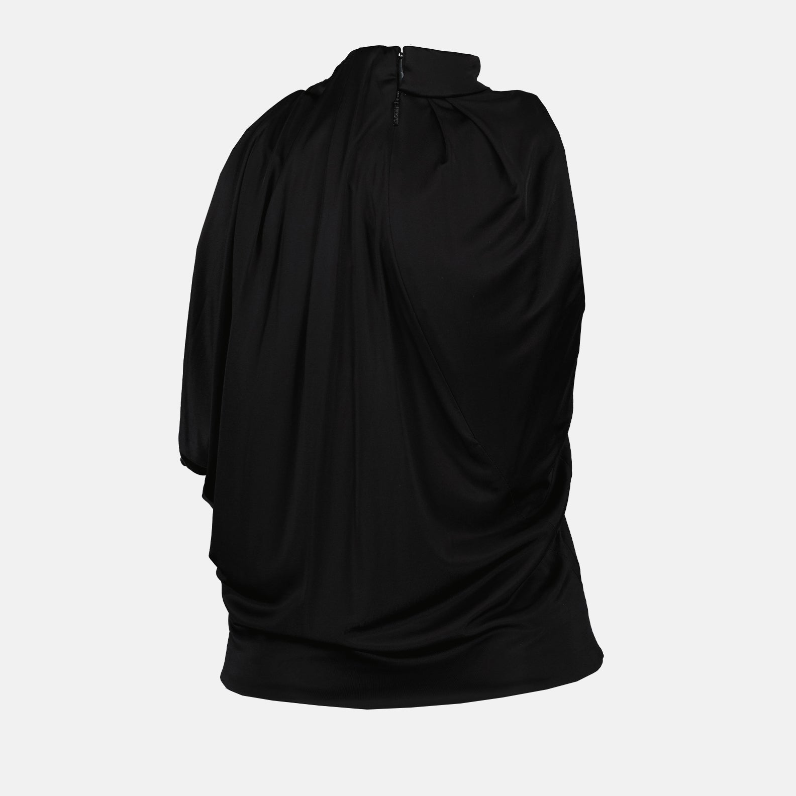 Versace top, black viscose top, luxury women's top, high-end fashion, elegant women's clothing