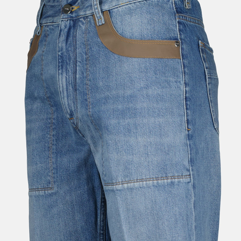 Fendi, Men's denim jeans, luxury jeans, designer jeans, high-end fashion