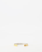 Gold Bangle, Maison Margiela, Luxury Women's Jewelry, Elegant Accessory, Haute Couture